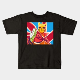 cartoo final form pop art Kids T-Shirt